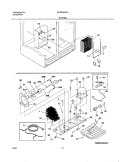 SYSTEM Diagram and Parts List for GLRS264ZAW1  Frigidaire Refrigerator