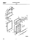 DOOR Diagram and Parts List for MRT18GRGW0  Frigidaire Refrigerator