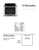 COVER Diagram and Parts List for EW27EW55GS6  Electrolux Wall Oven