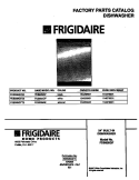 COVER Diagram and Parts List for FDB939GFS2  Frigidaire Dishwasher