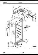 CABINET PARTS Diagram and Parts List for MRT15CNBD1  Frigidaire Refrigerator