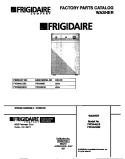 COVER Diagram and Parts List for FWX445LBS4  Frigidaire Washer