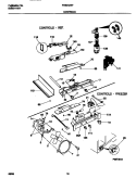 CONTROLS Diagram and Parts List for FRS24ZSFB1  Frigidaire Refrigerator