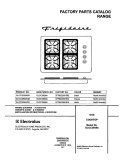 COVER Diagram and Parts List for GLGC30S8AQB  Frigidaire Cooktop