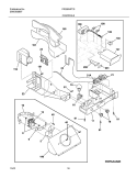 CONTROLS Diagram and Parts List for FRS26H7CSB3  Frigidaire Refrigerator