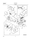 CONTROLS Diagram and Parts List for FRS23H5ASB4  Frigidaire Refrigerator