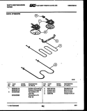 BROILER PARTS Diagram and Parts List for KF400GDD6  Frigidaire Range