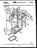 CABINET PARTS Diagram and Parts List for FPEM18PW0  Frigidaire Refrigerator