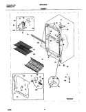 CABINET Diagram and Parts List for MFU14F3GW3  Frigidaire Freezer