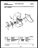 CAM Diagram and Parts List for MDB222RBM0  Frigidaire Dishwasher
