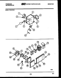 REFRIGERATOR CONTROL ASSEMBLY, DAMP Diagram and Parts List for FPZ19VFW1  Frigidaire Refrigerator
