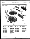 Part Location Diagram of 5303351195 Frigidaire HANDLE-SILVERWARE BASKET