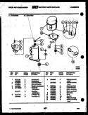COMPRESSOR PARTS Diagram and Parts List for A06LE2E3  Frigidaire Air Conditioner