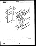 DOOR PARTS Diagram and Parts List for WRT17CVAZ0  Frigidaire Refrigerator