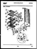 SYSTEM AND ELECTRICAL PARTS Diagram and Parts List for FFU12M4AW1  Frigidaire Freezer
