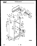 CABINET PARTS Diagram and Parts List for WRT21BGAD1  Frigidaire Refrigerator