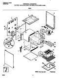 BODY Diagram and Parts List for MEF305PBDL  Frigidaire Range