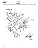 CONTROLS Diagram and Parts List for FRS20QRCW1  Frigidaire Refrigerator