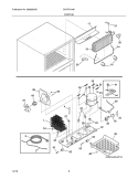SYSTEM Diagram and Parts List for DGHT2144KF3  Frigidaire Refrigerator