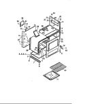 BODY Diagram and Parts List for GF600HXW1  Frigidaire Wall Oven