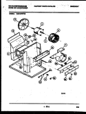 ELECTRICAL AND AIR HANDLING PARTS Diagram and Parts List for WAK107P1V2  Frigidaire Air Conditioner