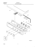 Part Location Diagram of 131666936 Frigidaire CONSOLE