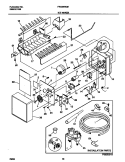 ICE MAKER Diagram and Parts List for FRS26WQHW0  Frigidaire Refrigerator