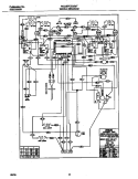 WIRING DIAGRAM Diagram and Parts List for FED367CETD  Frigidaire Range