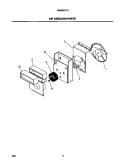 Part Location Diagram of 309624601 Frigidaire PLATE