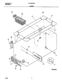 CABINET Diagram and Parts List for FFC15M6CW4  Frigidaire Freezer