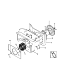 AIR HANDLING Diagram and Parts List for WAB067W7B1  Frigidaire Air Conditioner