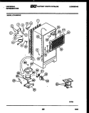 SYSTEM AND AUTOMATIC DEFROST PARTS Diagram and Parts List for GTN198WV2  Uni Refrigerator