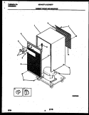 CABINET FRONT AND WRAPPER Diagram and Parts List for MDH50TF1  Frigidaire Dehumidifier