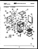 BODY PARTS Diagram and Parts List for 31-4989-00-02  Tappan Range