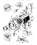 TUBS Diagram and Parts List for LT800EXF6  Frigidaire Washer