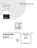 COVER Diagram and Parts List for PFEF374ES4  Frigidaire Wall Oven
