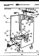 CABINET PARTS Diagram and Parts List for SP560MXF2  Frigidaire Dishwasher