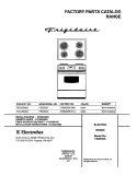 COVER Diagram and Parts List for FES355ASD  Frigidaire Range