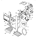 ICE & WATER DISPENSER Diagram and Parts List for FRS22WNCW1  Frigidaire Refrigerator