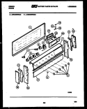 BACKGUARD Diagram and Parts List for CEC4S6WSAD  Gibson Range