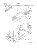 SYSTEM Diagram and Parts List for FRT18B4AT0  Frigidaire Refrigerator