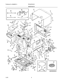 MICROWAVE Diagram and Parts List for EW30MC65JS1  Electrolux Microwave Oven Combo