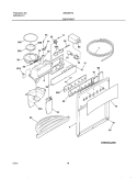 DISPENSER Diagram and Parts List for GRS26F5AQ1  Gibson Refrigerator