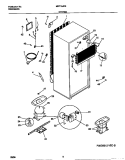 SYSTEM Diagram and Parts List for MRT18JRED0  Frigidaire Refrigerator