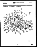 BODY PARTS Diagram and Parts List for 56-9288-23-02  Tappan Microwave