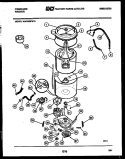 Part Location Diagram of 5303279268 Frigidaire MOTOR-WASHER