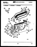 CHEST FREEZER PARTS Diagram and Parts List for HFS158FM1W  Kelvinator Freezer
