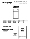 COVER Diagram and Parts List for GRT21PRCD2  Gibson Refrigerator
