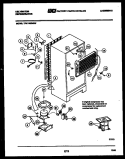 SYSTEM AND AUTOMATIC DEFROST PARTS Diagram and Parts List for TPK180EN3W  Kelvinator Refrigerator