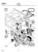 FUNCTIONAL Diagram and Parts List for TMS134T1G2  Tappan Microwave